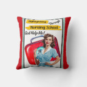 レトロナースピンナップ_看護注意事項 クッション (裏面)