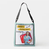 レトロナースピンナップ_看護注意事項 クロスボディバッグ (裏面)