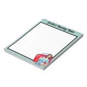 レトロナースピンナップ_看護注意事項 ノートパッド (回転)