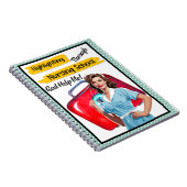 レトロナースピンナップ_看護注意事項 ノートブック (右側)