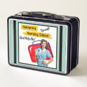 レトロナースピンナップ_看護注意事項 メタルランチボックス (裏面)