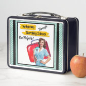 レトロナースピンナップ_看護注意事項 メタルランチボックス (インサイチュ)