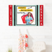 レトロナースピンナップ_看護注意事項 横断幕 (インサイチュ)