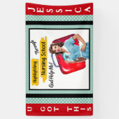 レトロナースピンナップ_看護注意事項 横断幕 (縦)