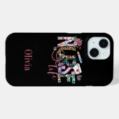 レトロナースライフタイポグラフィ パーソナライズされた Case-Mate iPhoneケース (裏面 (横))