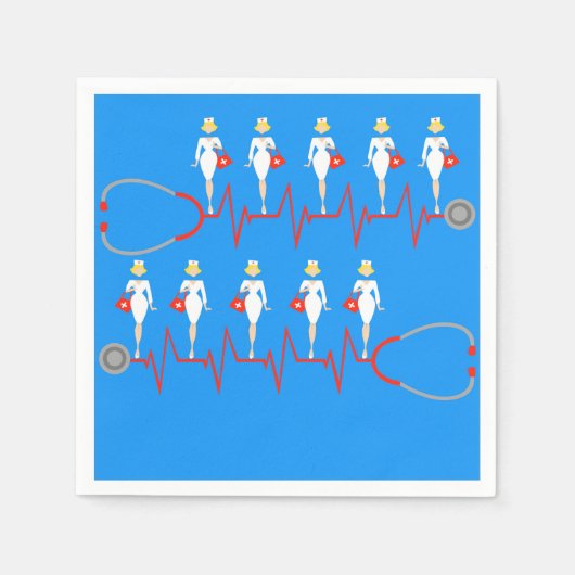 レトロナース紙ナプキン スタンダードカクテルナプキン (正面)