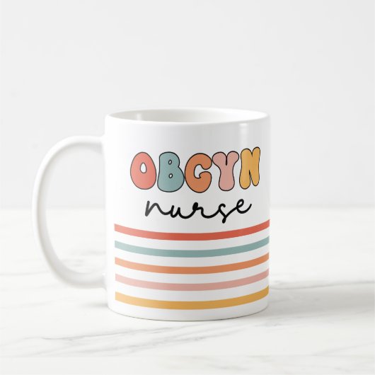 レトロナース コーヒーマグカップ (左)