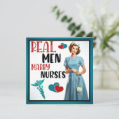 レトロナース ピンアップ_ 本物の男は看護師と結婚する シーズンカード (スタンド正面)