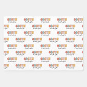 レトロナース ラッピングペーパーシート (正面2)