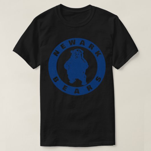 レトロニューアークベアーズ野球 Tシャツ (デザイン正面)