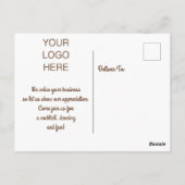 レトロニューイヤーイブパーティー事業招待状 ポストカード (裏面)