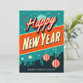 レトロニューイヤーパーティー 招待状 (スタンド正面)