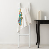 レトロニュージャージーケープメイアトランティックシティ土産 シェルパブランケット (インサイチュ)