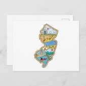 レトロニュージャージーケープメイアトランティックシティ土産 ポストカード (正面/裏面)