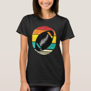 レトロニュージーランドラグビーファンマオリ・ハッカヴィンテージプレ Tシャツ