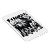 レトロニューハンプシャー マグネット (右側)