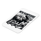 レトロニューハンプシャー マグネット (左側)