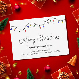 レトロニューホームクリスマスライトムービング 案内状