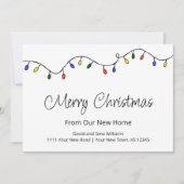 レトロニューホームクリスマスライトムービング 案内状 (正面)