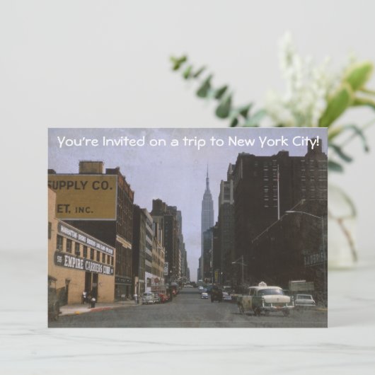 レトロニューヨークシティ1963招待状 招待状 (スタンド正面)