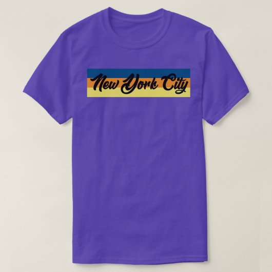 レトロニューヨークシティ Tシャツ (デザイン正面)