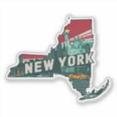 レトロニューヨーク州シール シール (正面)