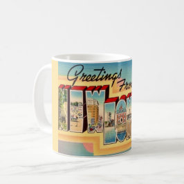 レトロニューロンドンコネチカットMag コーヒーマグカップ