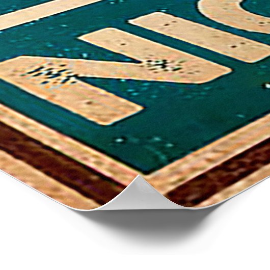 レトロニースお尻ダシュンドッグおもしろい引用文 ポスター (角)