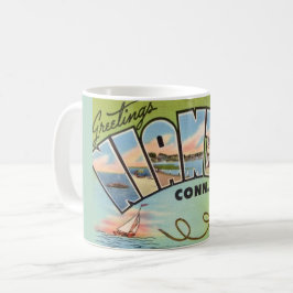 レトロニーナティックコノハガキMUG コーヒーマグカップ