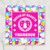 レトロネオンクイーンオブハート誕生日 フェイバータグ (裏面)