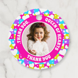 レトロネオンクイーンハート誕生日写真 フェイバータグ