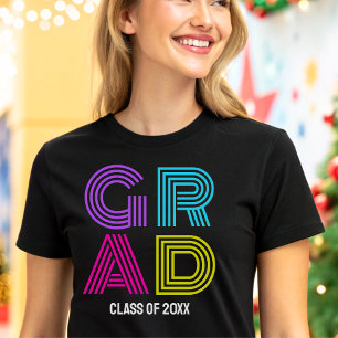 レトロネオングラード卒業パーティー トライブレンドTシャツ