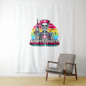 レトロネオンスケルトンナースおもしろい-不気味メディカルD タペストリー (インサイチュ)