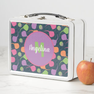 レトロネオンスティングレイメタルランチボックス メタルランチボックス