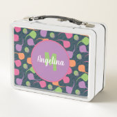 レトロネオンスティングレイメタルランチボックス メタルランチボックス (裏面)