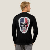 レトロネオンドラマー トライブレンドＴシャツ (背面全体)