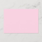 レトロネオンピンクのスクリプトアドバイス卒業希望 エンクロージャーカード (裏面)