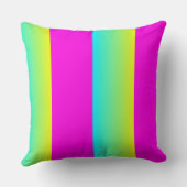 レトロネオンブレンド角枕 クッション (裏面)