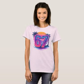 レトロネオン67の美学 Tシャツ (正面フル)