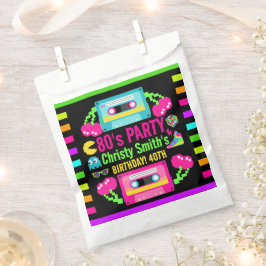 レトロネオン80sバースデーパーティー フェイバーバッグ