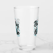 レトロネオン「ボーリングマイカーディオ」おもしろいボーリング タンブラーグラス (左)