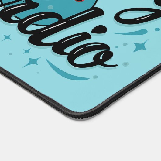 レトロネオン「ボーリングマイカーディオ」おもしろいボーリング デスクマット (コーナー)