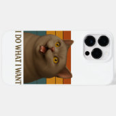 レトロネコ姿勢 Case-Mate iPhoneケース (裏面 (横))