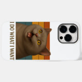 レトロネコ姿勢 Case-Mate iPhoneケース (裏面 (横))