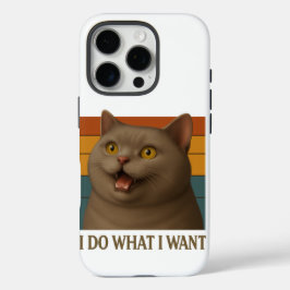 レトロネコ姿勢 iPhone 16 PROケース