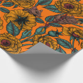 レトロネズミパーティー包装紙 ラッピングペーパー (角)