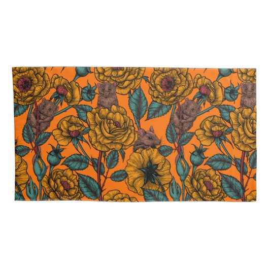 レトロネズミパーティー 枕カバー (裏面-右)