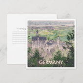 レトロノイシュヴァンシュタイン城ドイツ (正面/裏面)