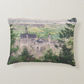 レトロノイシュヴァンシュタイン城ドイツ アクセントクッション (裏面)