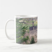 レトロノイシュヴァンシュタイン城ドイツ コーヒーマグカップ (左)